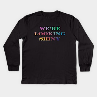 Firefly / Serenity "We're Looking Shiny" Kids Long Sleeve T-Shirt